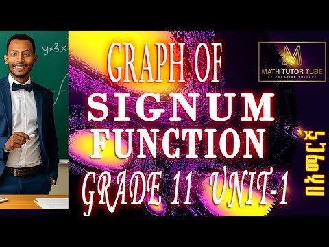 Grade 11 Math | Unit - 1 | Graph of the signum function #function #graph #grade11math
