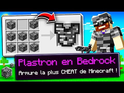 Minecraft MAIS j'ai une armure cheat en BEDROCK !