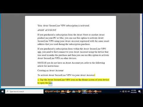 Activate Avast SecureLine VPN on Android