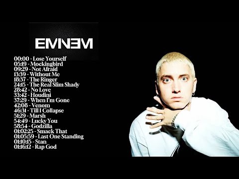 🎧 Eminem Greatest Hits | Full Mix of Iconic Tracks 🎤