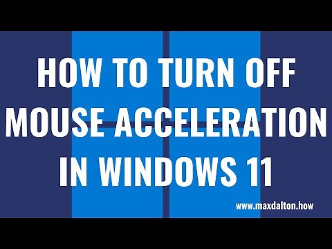 How to Turn Off Mouse Acceleration in Windows 11