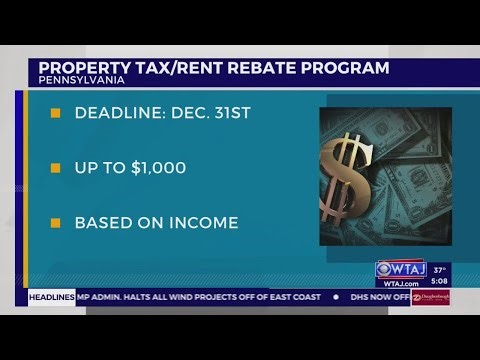 Deadline for PA property tax and rent rebate program approaching