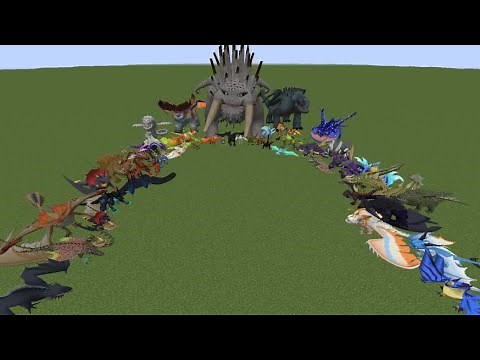 How to train your dragon on Minecraft: Ultimate Dragonfire Mod Minecraft