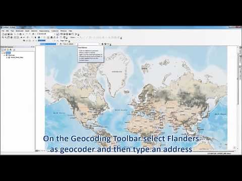 How-to add a geocoder in ArcGIS Desktop (geocoding & reverse geocoding)