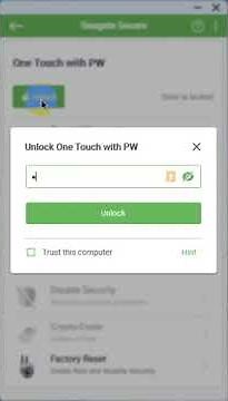 Unlock Seagate One Touch External Hard Drive With Seagate Toolkit On Windows