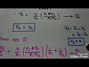 Differential Amplifier / Output Equation / LIC / Tamil