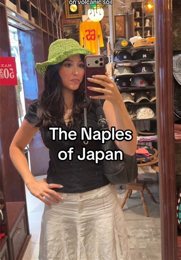 Apparently we’re in the Naples of Japan so let’s go explore it!! #japan #vlog #kagoshima #matcha #solotravel