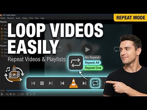 Set Repeat Mode in VLC Media Player (Loop Videos & Playlists)