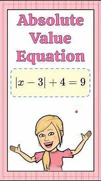 Solve & Graph an Absolute Value Equation | HS.A-REI.B.3 🖤