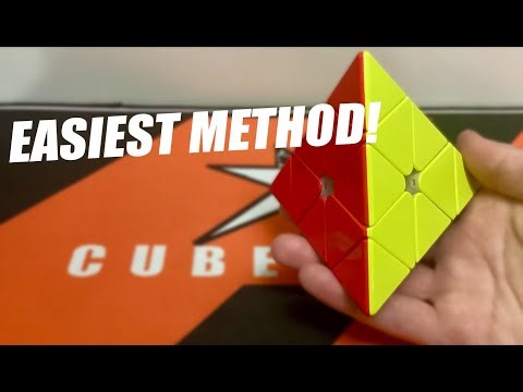 How to Solve a Pyraminx (Easy Beginner tutorial)
