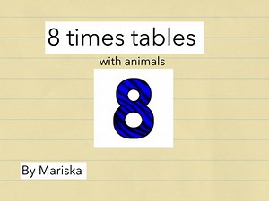 8 Times Table