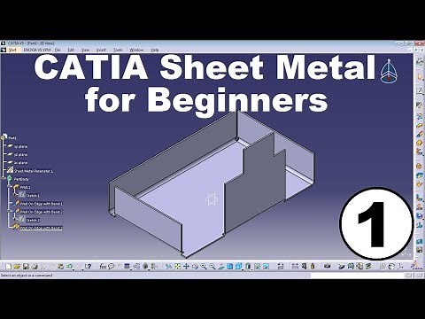 CATIA Sheet Metal Tutorial for Beginners