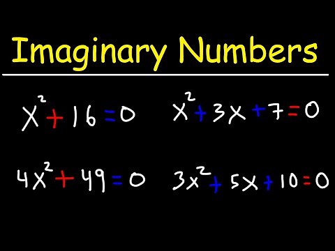 Solving Quadratic Equations With Imaginary Numbers