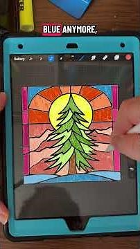 Procreate Tutorial: How to Create Stained Glass Art (Step-by-Step) #procreate #digitalart #art