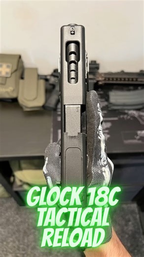 GLOCK TACTICAL RELOAD #airsoft #glock #dryfire #youtubeshorts #shorts