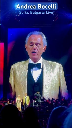 Andrea Bocelli- 30-th Anniversary- live from Bulgaria, Sofia - Vivo per lei #opera #bocelli #live