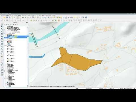 QGISで現場管理の測量SIMA画地データ編