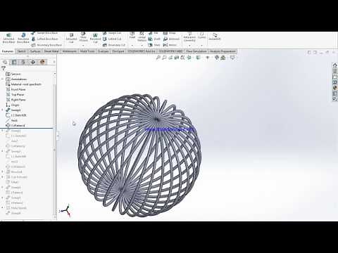 circular mesh using solidworks