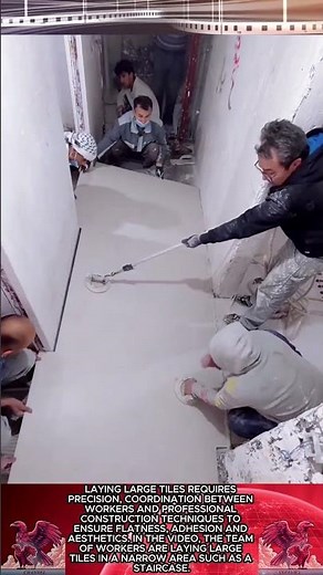 Professional large format tile laying || Creative working skills