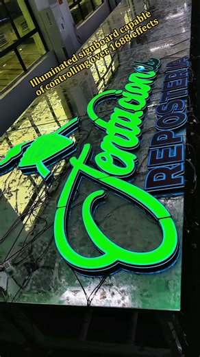 💫3d signes Letter design #signage #ledlights #lightbox #led #highlights Colour full #lighting 🔥✅