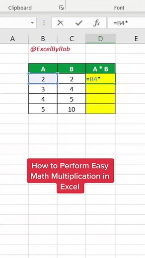 Easy Math Multiplication in Excel: Step-by-Step Guide