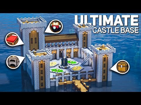 Minecraft: Ultimate Castle Survival Base Tutorial (how to build)