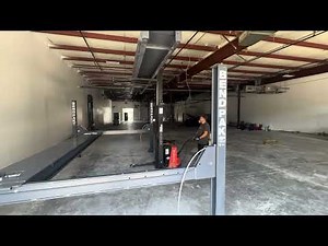 Bendpak HD14 Alignment Lift Installation Runways