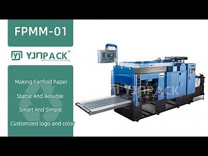 How does the fanfold paper folding machine work?