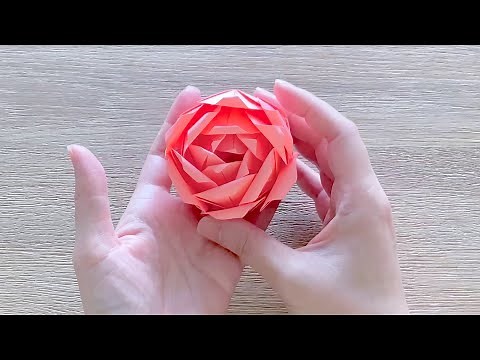 Learn How to Make a Beautiful Origami Rose – Step by Step 🌹