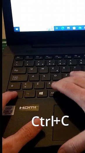 Copiar e colar com o teclado