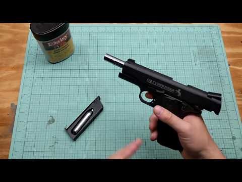 umarex colt commander c02 bb pistol saturday night shooting