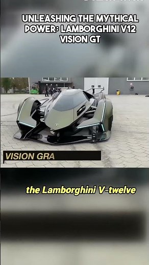 Unleashing the Mythical Power Lamborghini V12 Vision GT