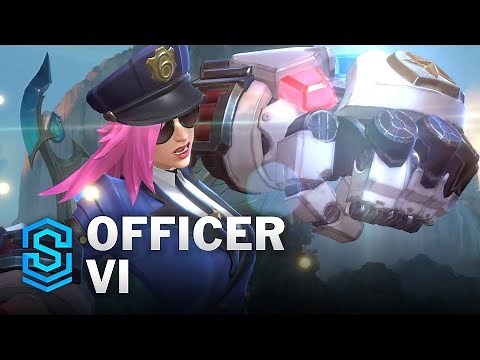 Officer Vi Wild Rift Skin Spotlight