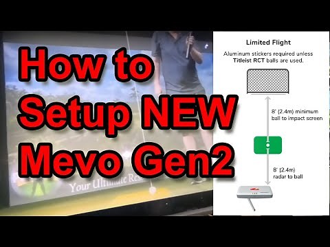 How to Setup the New FlightScope Mevo Gen2 Launch Monitor