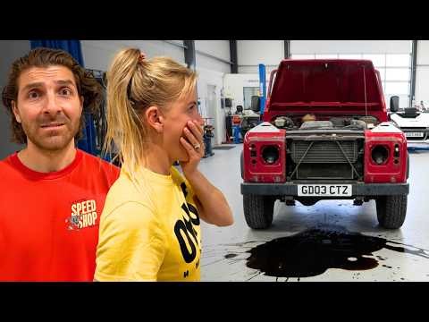 I SURPRISED MY WIFE WITH THIS WRECKED LAND ROVER DEFENDER