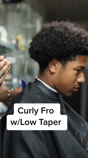 How to Achieve a Stylish Low Taper Fade on Curly Hair