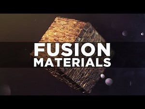 Blackmagic Fusion 15 Basics - Introduction to 3D Materials/Textures