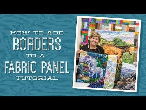 How to Add Borders to a Quilt Panel
