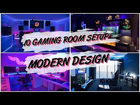10 GAMING ROOM SETUP MODERN DESIGN