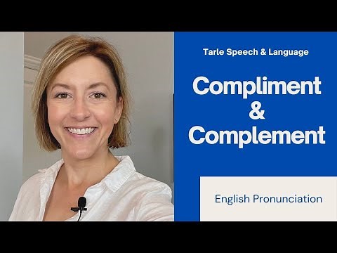 How to Pronounce COMPLIMENT & COMPLEMENT - American English Homophone Pronunciation Lesson