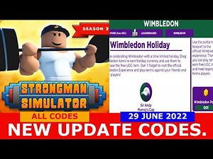 NEW UPDATE CODES [FREE UGC] ALL CODES! Strongman ROBLOX | 29 JUNE 2022