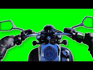 Green Screen Pro Loop Animation of a Riding Motorcycle Download Free [4K]