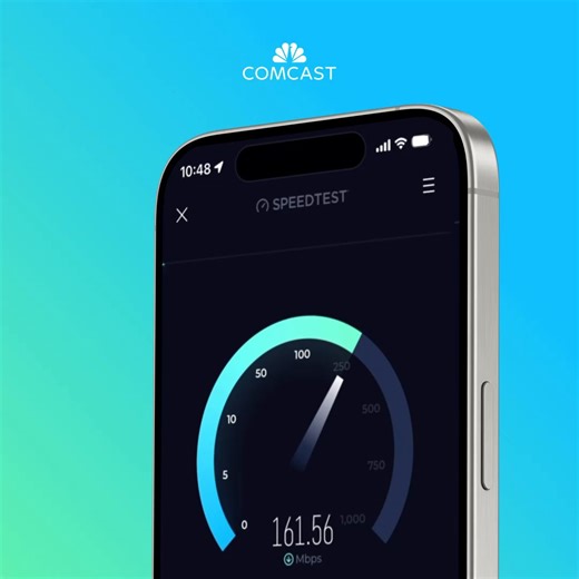 The latest Speedtest by Ookla Intelligence® research confirms: our Xfinity Mobile speeds have skyrocketed 150% 🚀 Thanks to our PowerBoost technology, Xfinity Mobile & Comcast Business Mobile customers get speeds up to a gig over WiFi at home and at our millions of WiFi hotspots across the country. That's more than enough speed to stream, game, video call, and more – and it's only getting faster. Learn more about PowerBoost: https://comca.st/4g2eM3d | Comcast