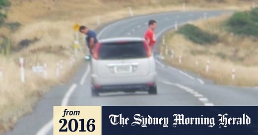 Passengers urinate out of car window while travelling 100km/h