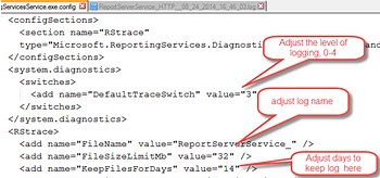 SSRS Log Files for Troubleshooting