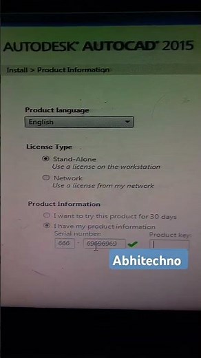 AUTOCAD Serial key