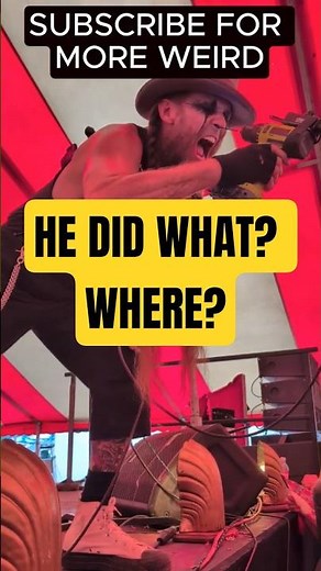 Hellzapoppin Circus Sideshow Bryce "The Govna" Graves Human Blockhead Gathering Of The Juggalos