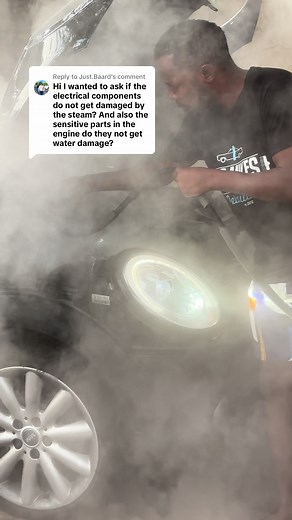 Replying to @Just.Baard steam cleaning your engine is the safest method to clean your cars engine. #bigmikes #steamcleaning🔥 #mobiledetailer #mobilecarwash #shine #enginewash #southafrica🇿🇦 #fy #southafricatiktok #detailersoftiktok #fypシ゚viral #soothingsounds #cars #car
