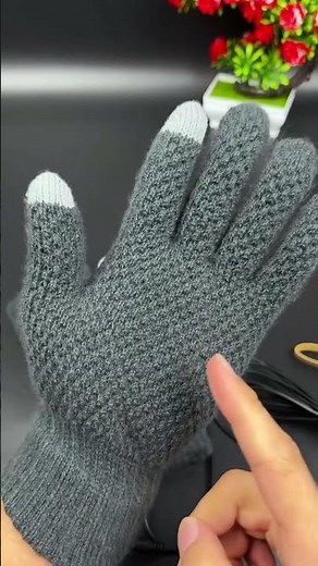 Electric Heated Gloves Full Finger Warmer USB Rechargeable 🌐 #warmers #gloves #electricgloves
