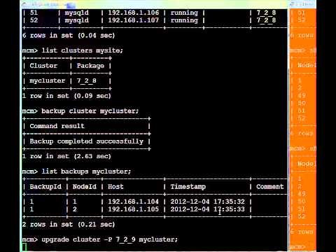 MySQL Cluster Manager 1.2 - Tutorial